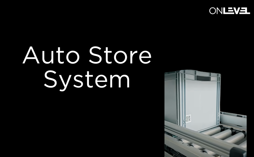 Auto Store System technology with storage bin.