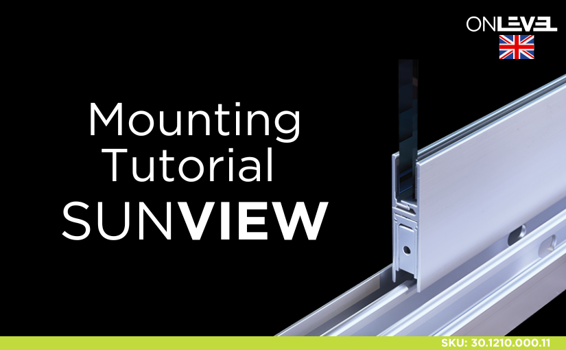 Montageanleitung für SUNVIEW-Profil, Bild eines Profils.