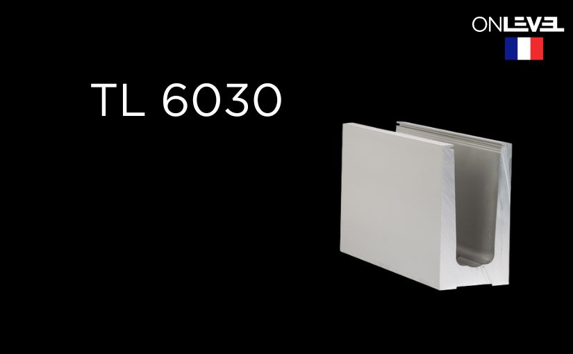 TL 6030 Aluminiumprofil, ONLEVEL Logo, französische Flagge